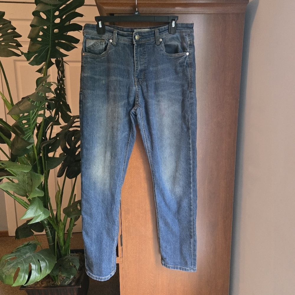 Blue Slim Fit Jeans with Lived-In Look